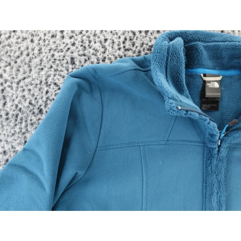 The North Face Womens Fleece‎ Jacket Full Zip Blue XL TG Regular